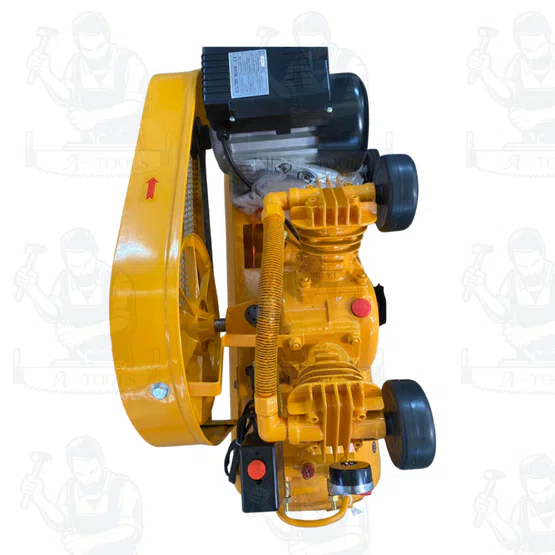 TIGER TGA2-58M 1/2HP ปั๊มลมสายพาน มอเตอร์ 1.5HP 220V. ถัง 58 ลิตร อัตราการผลิตลม 150 ลิตร/นาที สินค้า พร้อมส่ง 4
