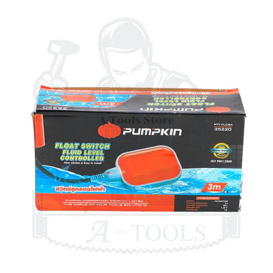 PUMPKIN สวิทช์ลูกลอย ไฟฟ้า พัมคิน รุ่น 35220 / PTT-FLC8A ลูกลอย ควบคุมระดับน้ำ **ส่งเร็ว ของแท้100%** 6