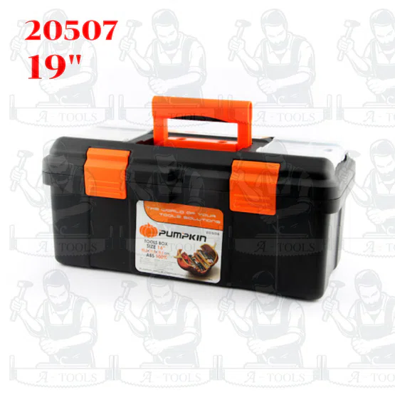 PUMPKIN กล่องเครื่องมือ ส้ม/ดำ - 20506 ขนาด 16นิ้ว - 20507 ขนาด 19นิ้ว - 20508 ขนาด 22นิ้ว ของแท้ 3