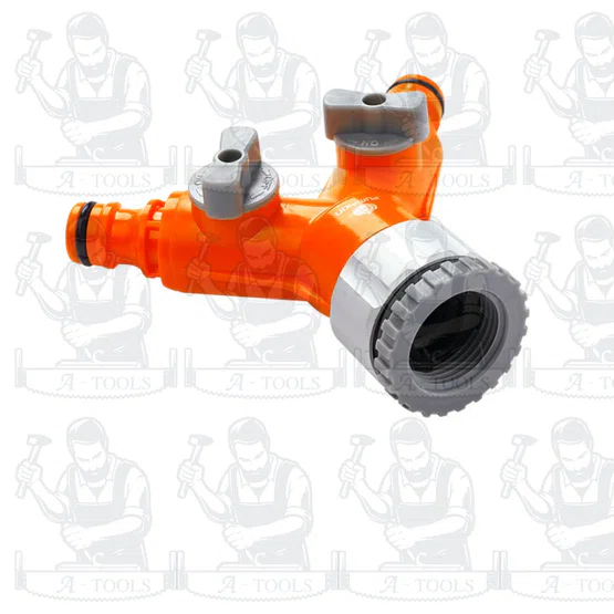 PUMPKIN วาวล์ก๊อกน้ำ 2ทาง อลูมิเนียม รุ่น 42285 ปรับ 360 องศา พร้อมข้อต่อ 3/4″-1″ ของแท้ พร้อมส่ง 2