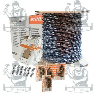 STIHL โซ่เลื่อย โซ่ตัดไม้ 3/8 (โซ่กลาง) รุ่น 3623 / รุ่น 3636 / รุ่น 3860 ขายยกม้วน 5