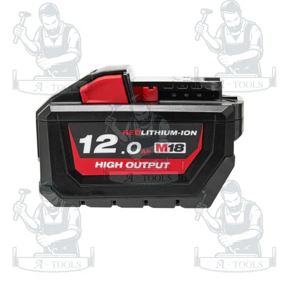 MILWAUKEE แบตเตอรี่ 18V 12.0 Ah รุ่น M18 HB12 High Output รับประกัน1ปี 6