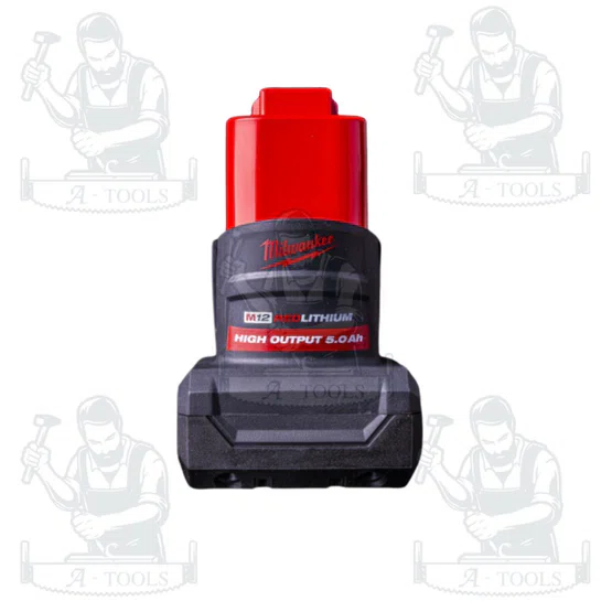 Milwaukee แบตเตอรี่ 12 โวลต์ HIGH OUTPUT 5.0 Ah. รุ่น M12 HB5 รับประกัน 1 ปี ของแท้ 5
