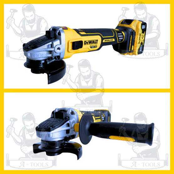 DEWALT COMBO SET ชุดสว่านกระแทกไร้สายเเละเครื่องเจียรไร้สาย 20V รุ่น DCK2026P2T-B1 (DCD806+DCG4051) 2