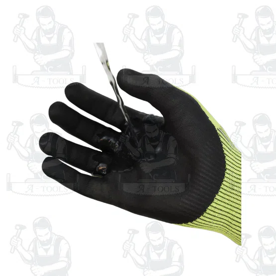 DEWALT ถุงมือกันบาด แบบเรืองแสง ไซส์ M รุ่น DPG855M ไซส์ L รุ่น DPG855L ทนน้ำมันและน้ำ ระบายอากาศได้ดีและทนทาน 5