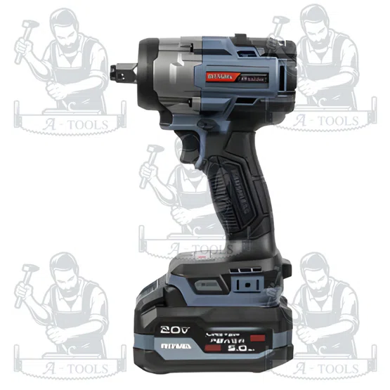 ROWEL รุ่น DIW600RX บล็อกกระแทกไร้สาย 20V 600Nm RX Series (พร้อมแบต 5.0Ahx2 และแท่นชาร์จ) รับประกัน 2 ปี 5