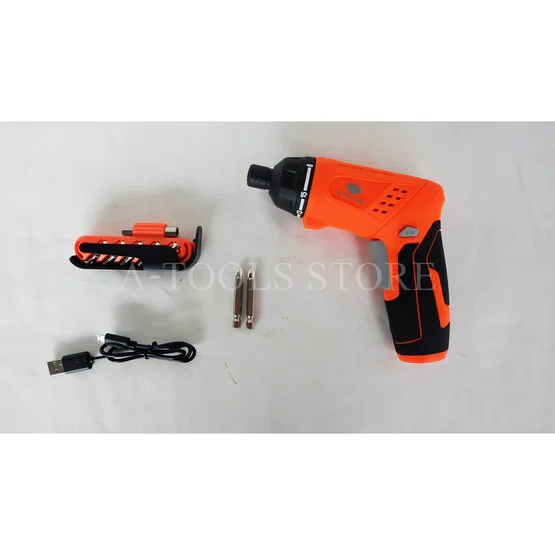 PUMPKIN ไขควง ไร้สาย พัมคิน รุ่น 50332 / J-4D1501S15 4.0V 15ตัว/ชุด ไขควงไร้สาย สำหรับขัน คลายสกรู 5