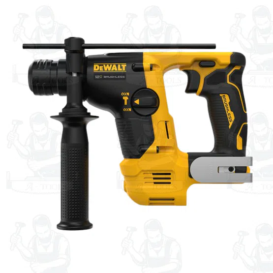 Dewalt รุ่น DCH072N-KR สว่านโรตารี่ไร้สายไร้แปรงถ่าน 12V เฉพาะตัวเครื่อง สามารถเจาะคอนกรีต อิฐ ปูน เสา คาน โครงสร้างได้ 3