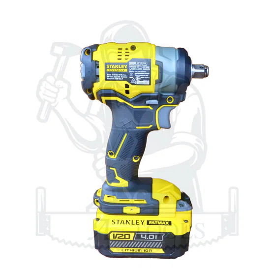 STANLEY บล็อคกระแทก ไร้สาย 20V รุ่น SBW910M1K-B1 ขนาด 1/2นิ้ว 280Nm. รับประกัน2ปี 5