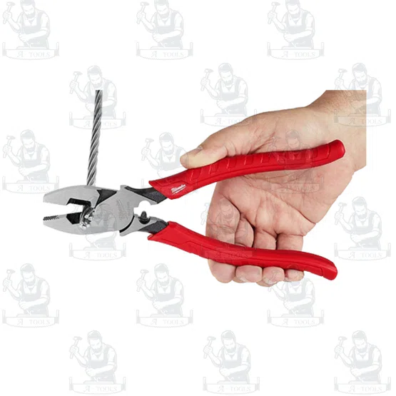 Milwaukee คีมปากตรง 9" รุ่น 48-22-6100 Lineman's Pliers ทนสนิม 5