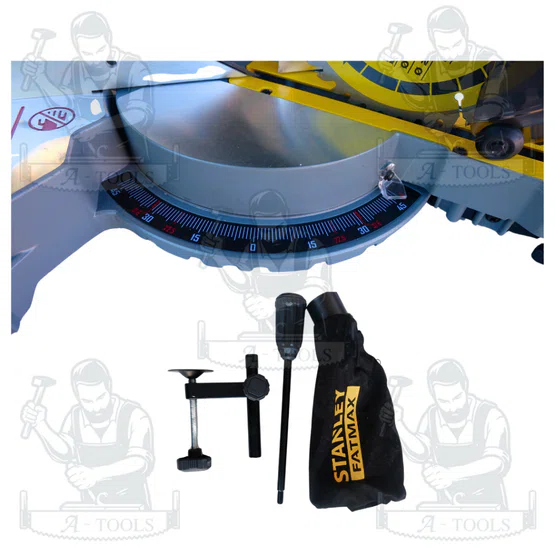 STANLEY แท่นตัดไม้องศา ไร้สาย 7" 20V รุ่น SCM701-B1 (ตัวเปล่า) SCM701 **ส่งเร็ว ของแท้100%** 6
