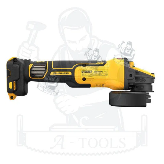 DEWALT เครื่องเจียร์ ไร้สาย 4นิ้ว 20V รุ่น DCG409VSN ปรับรอบได้ (ตัวเปล่า) **ส่งเร็ว ของแท้100%** 4