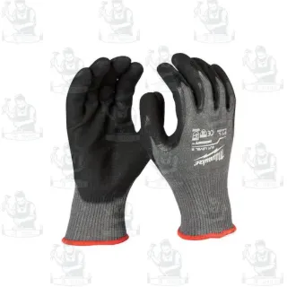 Milwaukee ถุงมือ กันบาด Cut Level 5 Dipped Gloves L รุ่น 48-22-8952 วัสดุไนล่อนและ HPPE 2