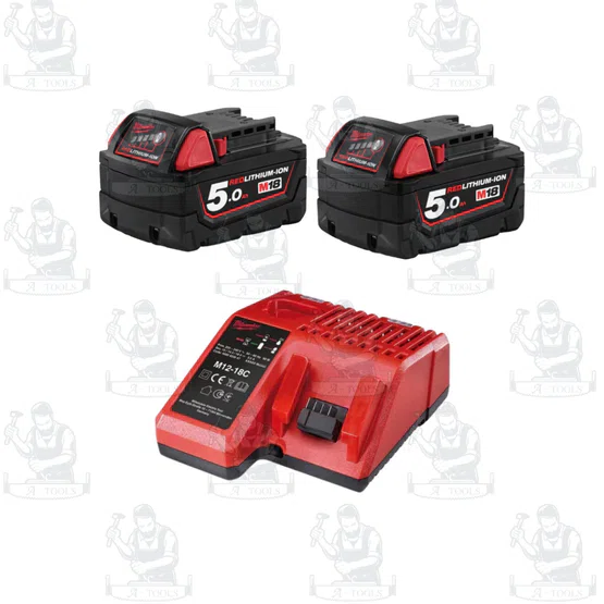 Milwaukee ชุดคอมโบสำหรับช่างประปา 18V รุ่น M18 FPP2S3-502B รับประกัน1ปี **ส่งเร็ว ของแท้100%** 6