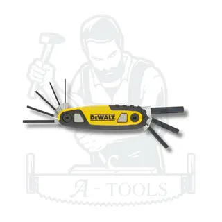 DEWALT ชุดประแจหกเหลี่ยม 8ตัว รุ่น DWHT0-70263 (2-10 มม.) พกพาสะดวก **ส่งเร็ว ของแท้100%** 3