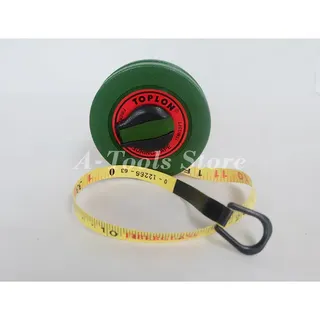 PUMPKIN TOPLON เทปวัดที่ 10เมตร รุ่น BK4010 / 11201 สายใยแก้ว เคลือบด้วยสารพิเศษ ไม่ยืดง่าย ตลับเมตรวัดที่ สายวัดที่ 2