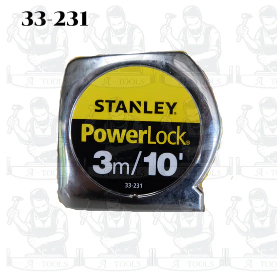 STANLEY ตลับเมตร POWERLOCK 3M รุ่น 33-231 3m. / 33-158 5m. / 33-428 8m. ของแท้ 6