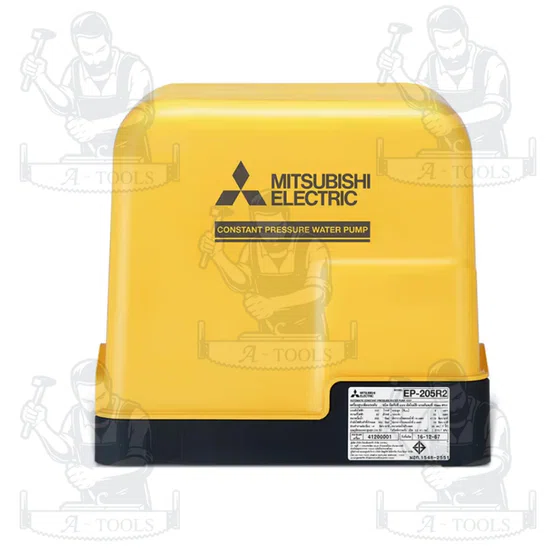 MITSUBISHI ปั๊มน้ำ อัตโนมัติ แรงดันคงที่ มิตซูบิชิ รุ่น EP-205R2  200W ปั๊มอัตโนมัติ ปั๊มน้ำออโต้ มิตซูปั๊มในบ้านEP-205R 2