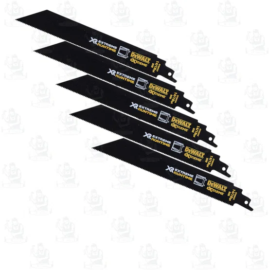 DEWALT ใบเลื่อยชักตัดเหล็ก รุ่น DT99552-QZ ขนาด 203 มม. 14-18 ฟัน (5 ใบ/แพ็ค) ทนต่อความร้อนสะสม ของแท้ 4