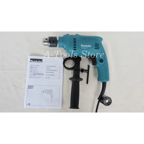 MAKITA สว่าน กระแทก ไฟฟ้า มากีต้า รุ่น M0801B 16มม.(5/8") 500W M0801 (แทน MT80B) **ส่งเร็ว ของแท้100%** 4