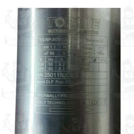 TORQUE รุ่น TQ-SP-2BM31-3/S ปั๊มบาดาล บ่อ 3" 1.5 แรง ท่อส่ง 1-1/4" 31 ใบพัด 220 V (ไม่รวมสายไฟ) สินค้า พร้อมส่ง 5