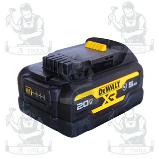 + + DEWALT แบตเตอรี่ 20V 5.0AH รุ่น DCB184G-B1 รุ่นทนน้ำมัน (เคส Oil resistant) 6