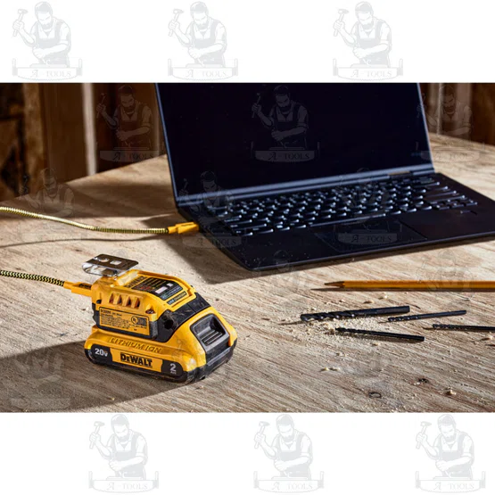 DeWALT ชุด อุปกรณ์ชาร์ตแบตเตอรี่ อเนกประสงค์ รุ่น DCB094K-QW 18V USB-C Charging-Kit รับประกัน 3 ปี ของแท้ 5