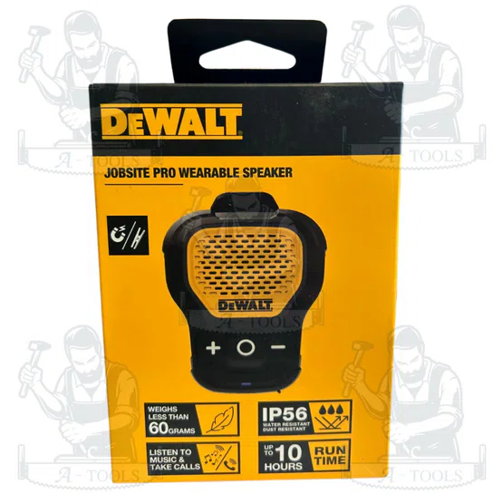 DEWALT ลำโพงบลูทูธแบบพกพา รุ่น DXMA1901148E Wearable Bluetooth Speaker ของแท้ 100% พร้อมส่ง 6
