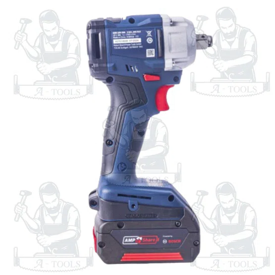 BOSCH ชุดบล็อคกระแทกไร้สาย 18V (แบตGBA 18V 2.0Ah x2 +แท่นชาร์จ) รุ่น GDS 18V-350 ของเเท้ 5