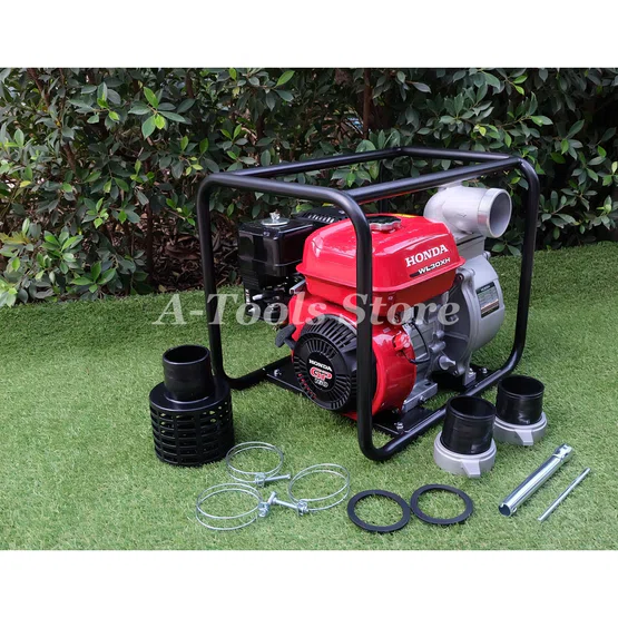 HONDA เครื่องสูบน้ำ3นิ้ว ฮอนด้า รุ่น WL30 XH รับประกัน1ปี เครื่องสูบน้ำเบนซิน3" ปั๊มน้ำชนเครื่องเบนซิน WL30 6