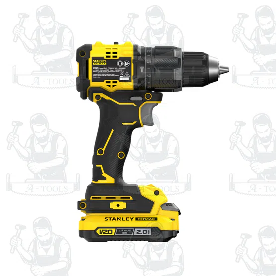 STANLEY รุ่น SBD716D2T-B1 สว่านกระแทกไร้สายไร้แปรงถ่าน V20 มาพร้อมพร้อมแบตเตอรี่ 2AH 2ก้อน และแท่นชาร์จ สินค้า 5