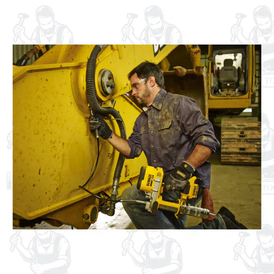 DEWALT รุ่น DCGG571B ปืนยิงจาระบีไร้สาย 20V Max (เฉพาะตัวเครื่อง) แรงอัดสูงสุด 10,000 PSI สินค้าพร้อมส่ง ของแท้ 100% 4