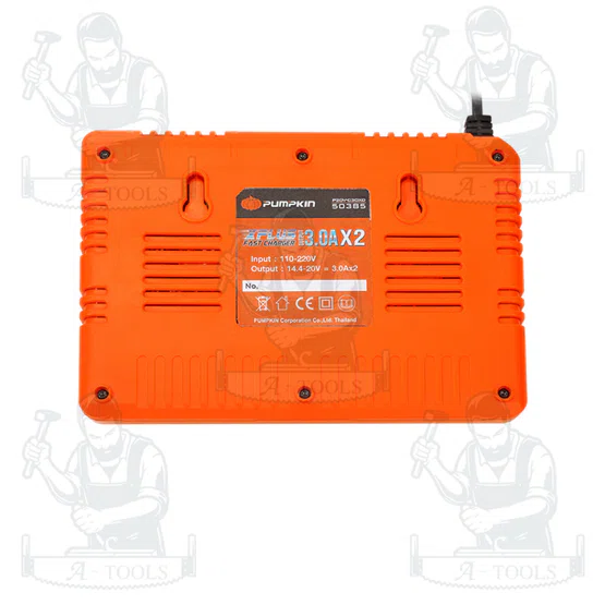 PUMPKIN เครื่องชาร์จแบตเตอรี่แบบชาร์จคู่ 2 ช่อง รุ่น P20V-C30XD/50385 5