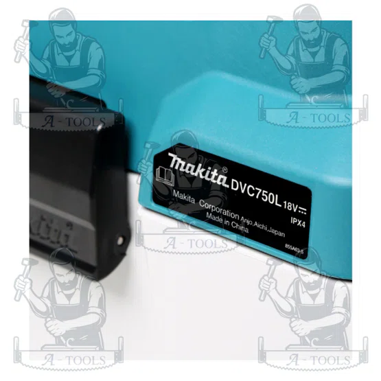 MAKITA รุ่น DVC750LZX1 เครื่องดูดฝุ่น-เป่าไร้สาย18V ถังเก็บฝุ่น 7.5 ลิตร ถังเก็บน้ำ 4.5 L มอเตอร์ไร้แปรงถ่าน (ตัวเปล่า) 6