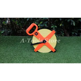 PUMPKIN TOPLON เทปวัดที่ 100เมตร พัมคิน รุ่น มือถือ 11304 / Y3110 สายเทปเคลือบด้วยสารพิเศษ ทนทาน ไม่ยืด เทปวัด สายวัด 4