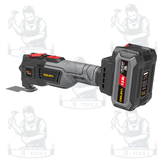 OSUKA เครื่องตัด-ขัด-เชาะอเนกประสงค์ไร้สาย 20V. รุ่น OCMT791-M1 (แบต 4Ah. X 1 + แท่นชาร์จ) สินค้า 4
