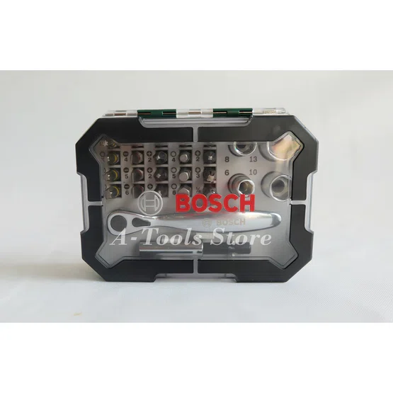 BOSCH ชุดไขควง 27ชิ้น บ๊อซ 2607017392 ชุดเครื่องมือไขควง Angle driver + extra 5