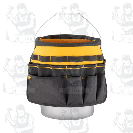 DEWALT รุ่น DWST560109 กระเป๋าสำหรับครอบถังสี สำหรับใส่เครื่องมือช่าง ด้วยช่องและห่วง 32 ช่องด้วยวัสดุที่ทนทาน พร้อมส่ง 5