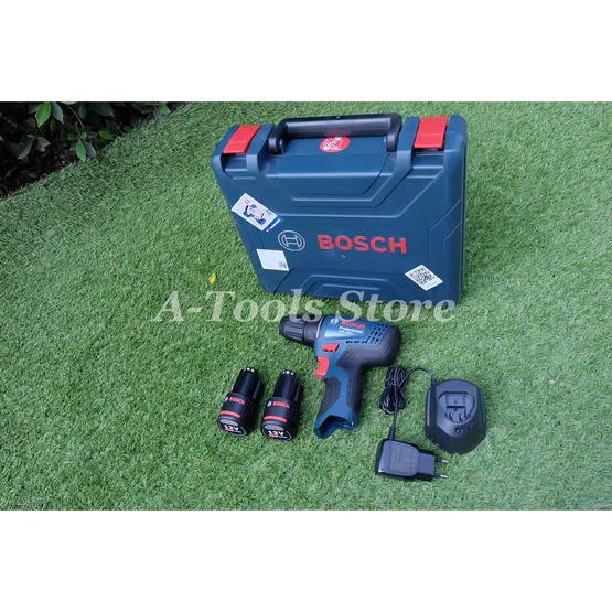 BOSCH สว่าน ไขควง ไร้สาย 12V บ๊อช รุ่น GSR 120-LI (แบต2ก้อน2.0Ah+แท่นชาร์จ) สว่านไร้สาย GSR120 LI สว่านแบต 06019G80K0 5