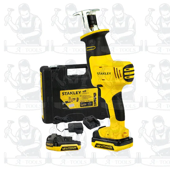 STANLEY เลื่อยชัก ไร้สาย 12V รุ่น SCR121S2K (แบต 1.5 Ah X2ก้อน) SCR121 2