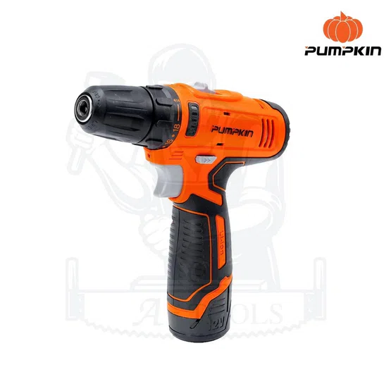 PUMPKIN สว่านไร้สาย พัมคิน รุ่น 50214-15B2 / J-12D1502 3/8" 10mm. (แบต12V 1.5Ah x2ก้อน+ที่ชาร์จ) เจาะเหล็ก/ไม้ ของแท้ 3