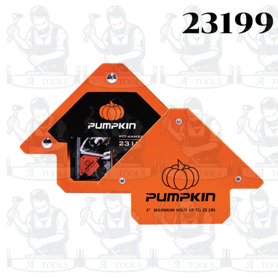 PUMPKIN แม่เหล็กจับฉากลูกศรงานเชื่อม รุ่น 23199 3" 25 Lbs / 23176 4" 50 Lbs / 23177 5" 75 Lbs ของแท้ 2