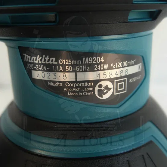 MAKITA เครื่องขัดกระดาษทรายกลม สั่นสุ่ม 5นิ้ว รุ่น M9204B (125 มม.) 240W ขัดกระดาษทรายกลม มากีต้า M9204 *ส่งเร็ว ของแท้* 4