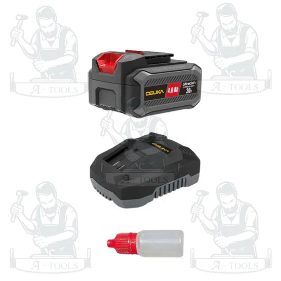 OSUKA ชุดเลื่อยไฟฟ้าไร้สาย 6” 20V รุ่น OCMC536-M1 (แบต 20V 4.0Ah x1 +แท่นชาร์จ) มอเตอร์ไร้แปรงถ่าน 6