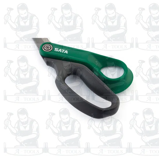 SATA กรรไกรอเนกประสงค์ รุ่น 93128 ใบมีดเคลือบไททาเนียมหนาสำหรับการตัดงานหนัก สินค้า 4