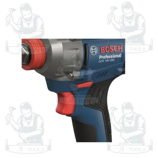 BOSCH รุ่น GDX 18V-285 ไขควงกระแทกไร้สาย 18V (ตัวเปล่า) [0.601.9N2.1L0] สะดวกสบาย ใช้งานง่าย ของแท้ สินค้า 6