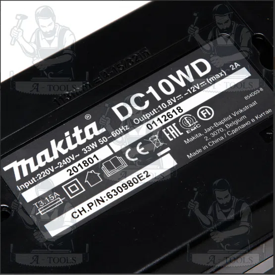 MAKITA  เครื่องชาร์จแบตเตอรี่ 12 โวลต์  รุ่น DC10WD รุ่นชาร์จปกติ ของแท้ พร้อมส่ง รับประกันจากศูนย์ 5