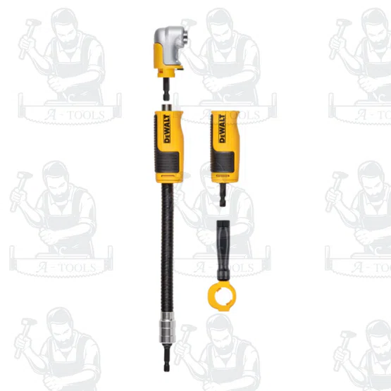 DEWALT ก้านต่อไขควงมุมฉาก 4 IN 1 รุ่น DWAMRASETถูกออกแบบมาให้ แข็งแรง ทนทาน ใช้ได้ทั้งงานขันสกรู และงานเจาะ 2