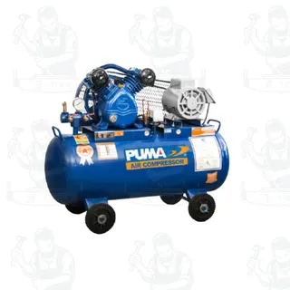 PUMA รุ่น PP21-PPM220V ชุดปั๊มลม ปั๊มลมแบบลูกสูบสายพาน 92L 1HP 2สูบ+มอเตอร์ เหมาะกับงานซ่อมทั่วไป สินค้าพร้อมส่ง 2