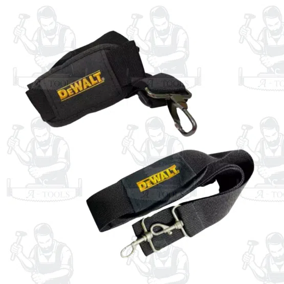 DEWALT สายสะพายเครื่องมือกันตก 1ตะขอ N502343 / 2 ตะขอ N463971 สายสะพายเครื่องมือ สามารถปรับความยาวให้เหมาะสมกับผู้ใช้ได้ 2